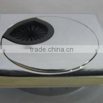 Alloy Pearl chrome square Cable outlet 60mm outlet box