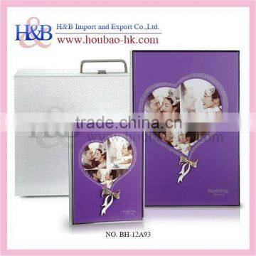 new design acrylic wedding photo album frame