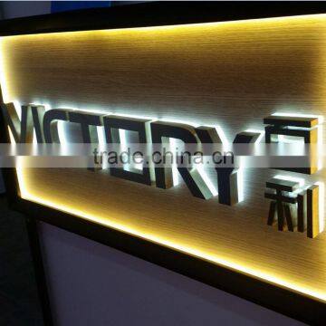 Alphabet Warm Light up Backlit Metal Led Letter Sign photo-2