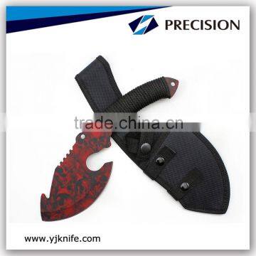 Camo coating outdoor cutting axe with polypropylene rope handle