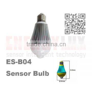 6W pir Motion Sensor LED bulb Detector 6 Meter