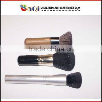 Flat top bronzer brush powder brush synthetic hair goat hair