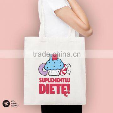 2016 Bags with Printed Logo Slogan Printing service Shopping Tote bags