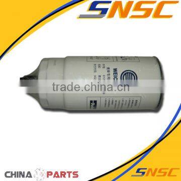 High WD615 Weichai Engine oil filter, fuel filter, filter core