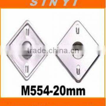 Square Sewing Snap Button with 20 mm