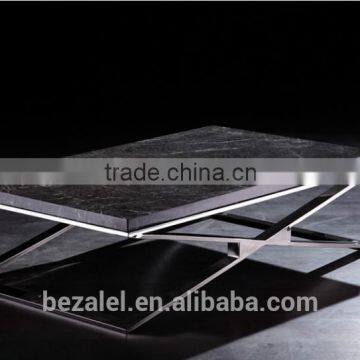 X-shape legs tea table