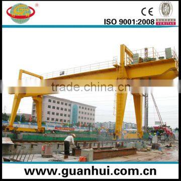 mobile electric double girder gantry crane lifting frame