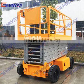 320kg Hot sale full electric aerial work platform scissor lift