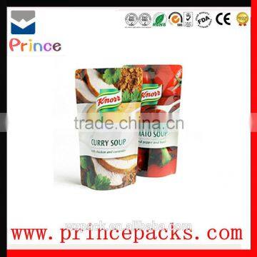 Plastic Bag Zipper / Stand up Zipper Bag for Nuts / Plastic Zipper Pouch for Food