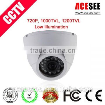 ACESEE 720P 1200TVL Plastic Dome Camera CCTV Plastic Dome Cover