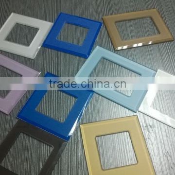 multicolor tempered glass switch panel size multicolor tempered glass panels