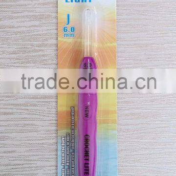 Crochet Lite Crochet Hooks, Size J/6.0mm, Purple