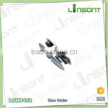 High quality zinc alloy glass door hinge glass accessories clamp