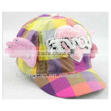 Winged Embroidery Cute Children Baseball Cap photo-1