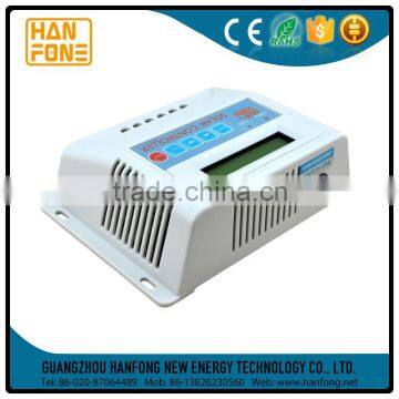 Intelligent solar charger controller 20a/ 12V/24V controller with automatic switch and digital display.