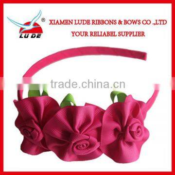Latest ribbon bow hairbands for girls hair accessories