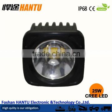 Hot sell products!! extra bright 25W led work light /square led WORK LIGHT for truck/Model:HT-G0425