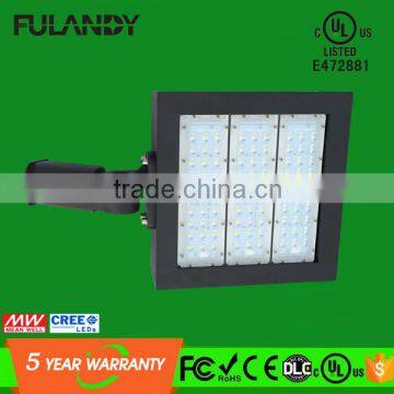 7 years warranty 150W led shoebox light for sale DLC UL cUL Meanwell driver cree chip