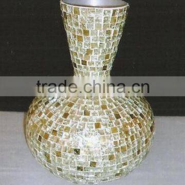 Mosaic Flower Vases, glass vase