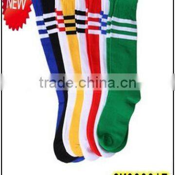 World Cup Medium Thick Sport Long Sock Multi-colored Striped Knee Football Long World Cup Socks