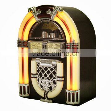 Desktop jukebox bluetooth speaker for antique home decoration