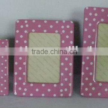 Ceramic photo frame