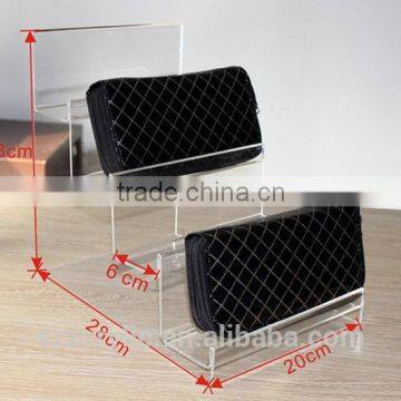 acrylic wallet display rack,acrylic wallet holder/stand