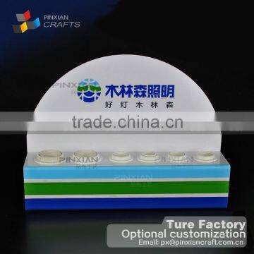 OEM Customized acrylic Lamps and lanterns Display shelf Try lamp holder