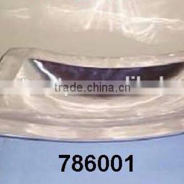 Table Decoration Aluminium Metal Six Column Fruit Tray Rectangular Shiny Mirror Polish photo-2