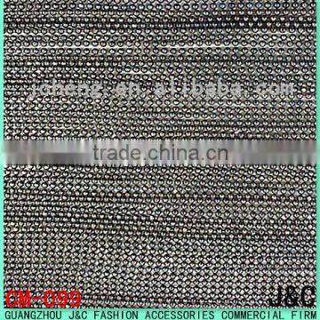 24*40 Gun Color Metal Beads Chain Hot Fix Sheet photo-2