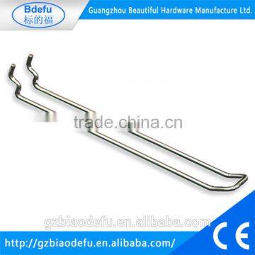 Chrome plating metal pegboard hook double pegboard hook