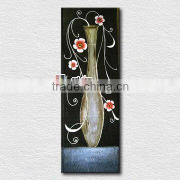 Canvas pictures handpainted flower vase painting oil for bedroom