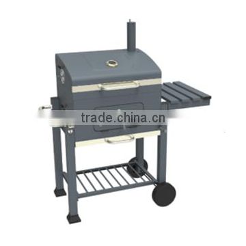 luxury charcoal bbq grill barbecue smoker with chimney