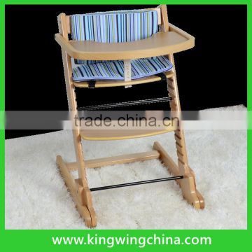 Solid Beech Wood high chair for baby