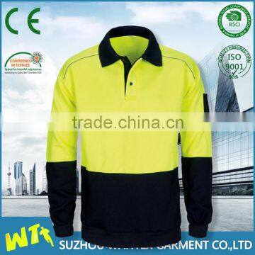 high quality polo shirt long sleeves safety t shirt customized polo t shirt