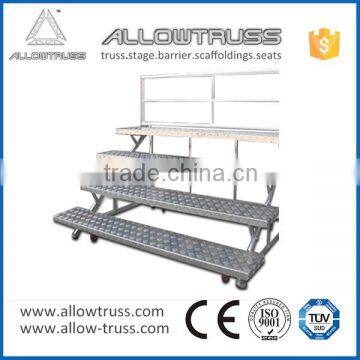Aluminum Alloy 6061-T6 Custom Sizes Choral Riser With Wheels photo-3