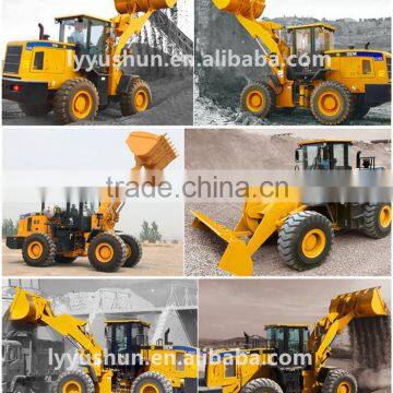 SEM 6Ton Wheel Loader 3.3-5.5M3 Capacity Bucket For SEM669C, Log Grapple/Grass Grapple/Snow Plow/Pallet Fork For SEM669C