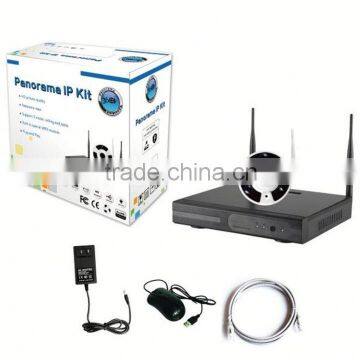 Wifi fisheye ip wireless kit