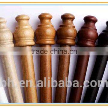 Perfect Surface Treatment Natural Wooden Curtain Rod photo-4