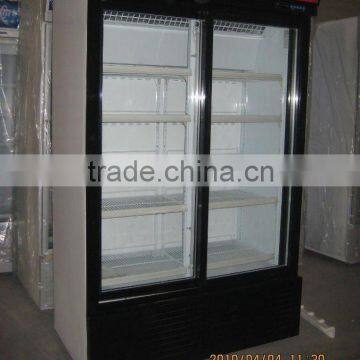 Refrigerator-Glass door display