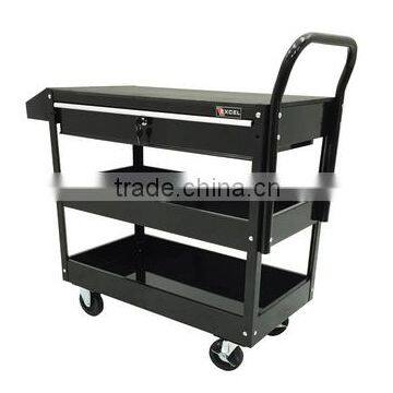 Black 36-Inch Steel Tool Cart, Black(SC-B-120)