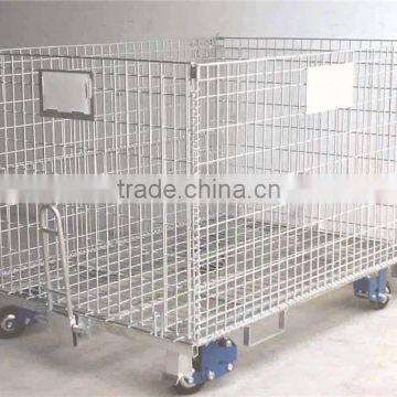 lockable storage cage for warehouse transport