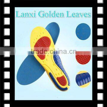 2016 New Shock-absorption Insole TPR Comfort Anti-slip Sport Shoe Insole for sport