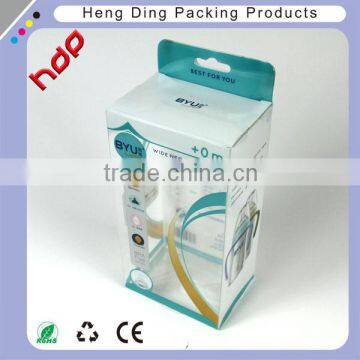 custom made printed clear plastic pet /pvc/pp box package design