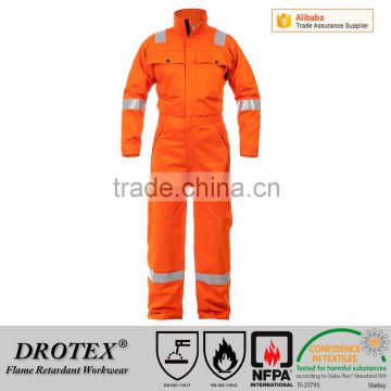 European Style high strength FR finished antistatic overalls with knee pockets