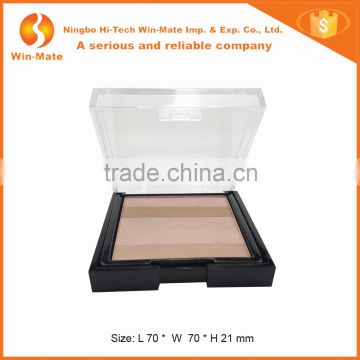 High Custom Multi-Colored Makeup Blush Powder In Plastic Square Case