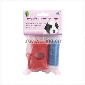 Pet waste bag dispenser +1 rolling dog poop bags garbage case with bags pet waste orgnaizer