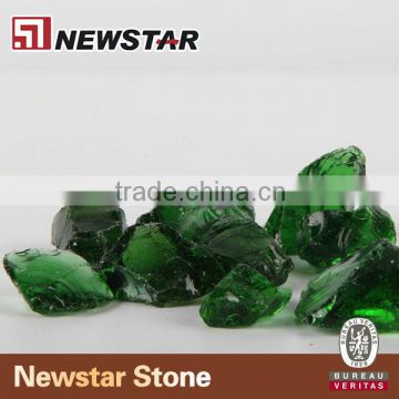 Newstar dark green glass gravel