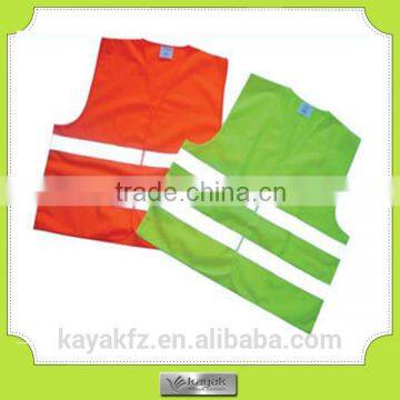 unisex wholesale cheap 100% polyester safety reflective vest