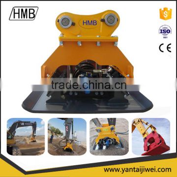 high quality oil pressure compactor plate for excavators